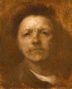 Eugene Carriere Self portrait oil painting